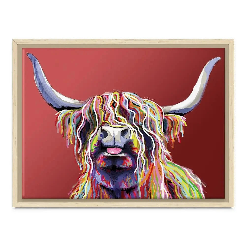 Red Cheeky Coo Canvas Print Red Cheeky Coo Canvas Print wall art product Independent