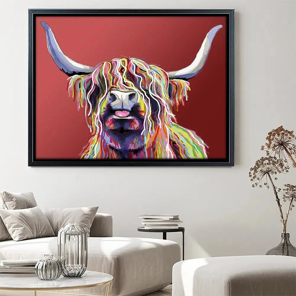 Red Cheeky Coo Canvas Print Red Cheeky Coo Canvas Print wall art product Independent