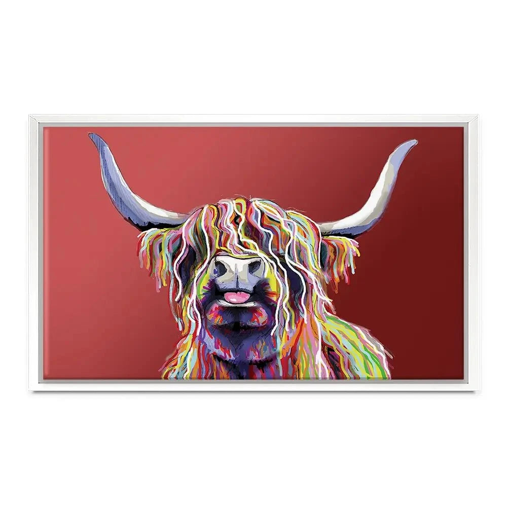Red Cheeky Coo Canvas Print Red Cheeky Coo Canvas Print wall art product Independent