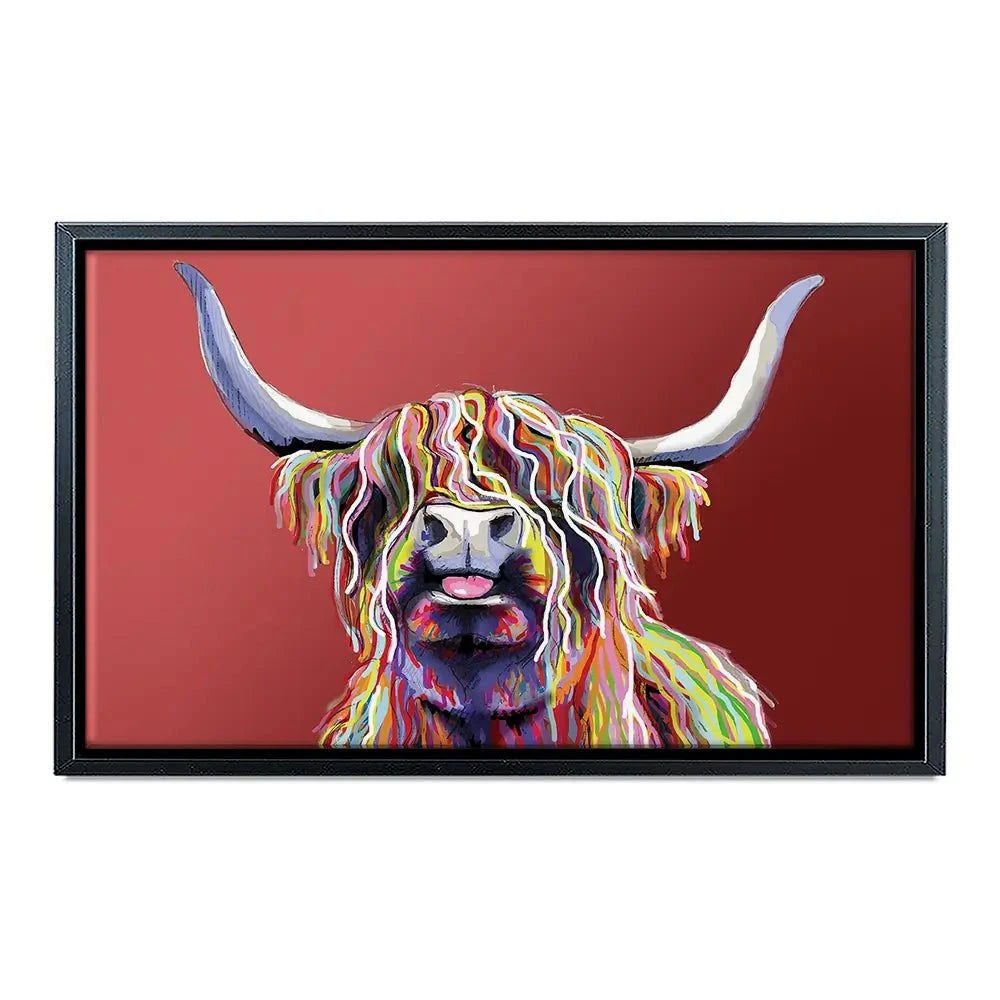 Red Cheeky Coo Canvas Print Red Cheeky Coo Canvas Print wall art product Independent