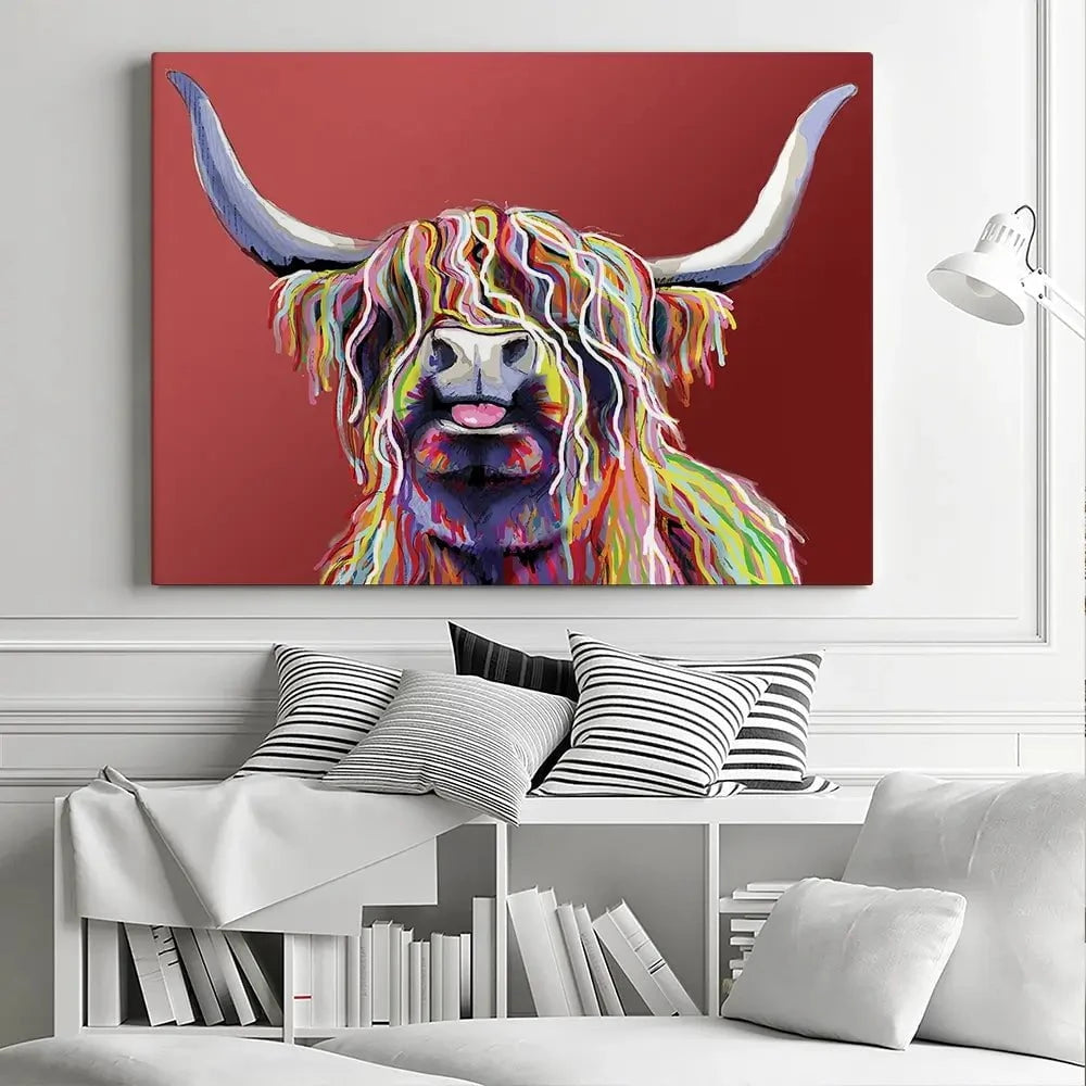 Red Cheeky Coo Canvas Print Red Cheeky Coo Canvas Print wall art product Independent
