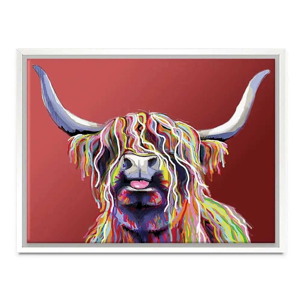 Red Cheeky Coo Canvas Print Red Cheeky Coo Canvas Print wall art product Independent