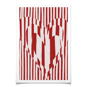 Red Hearts Art Print Red Hearts Art Print wall art product Treechild