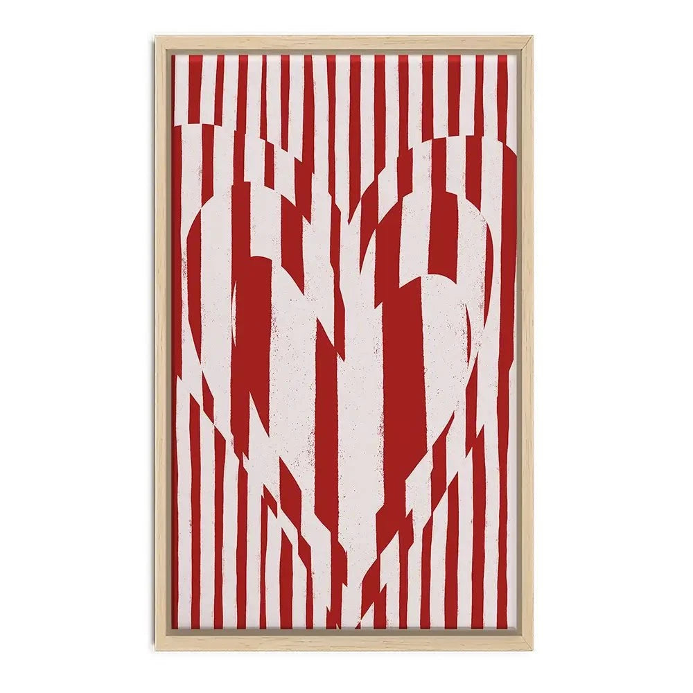 Red Hearts Canvas Print Red Hearts Canvas Print wall art product Treechild