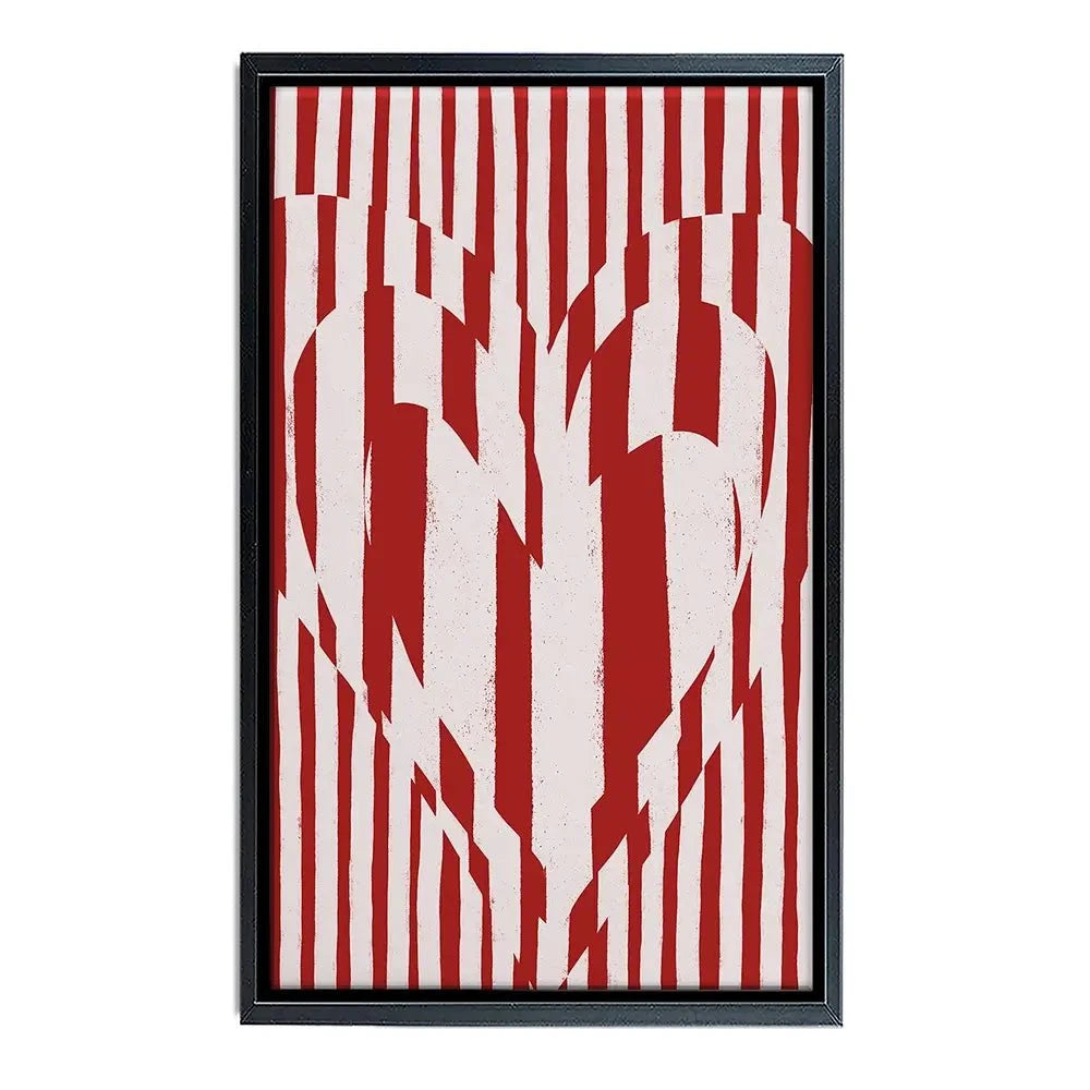 Red Hearts Canvas Print Red Hearts Canvas Print wall art product Treechild