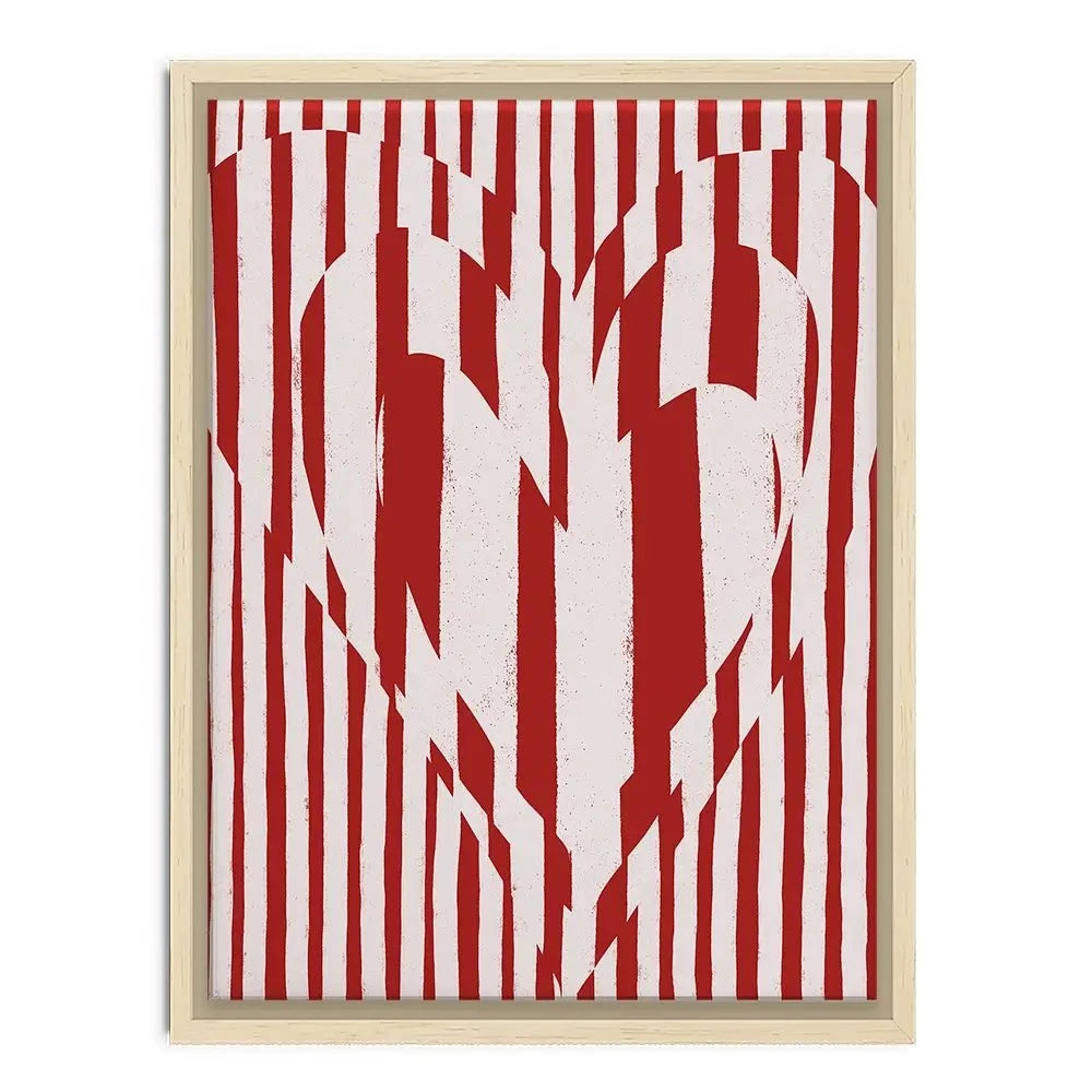 Red Hearts Canvas Print Red Hearts Canvas Print wall art product Treechild