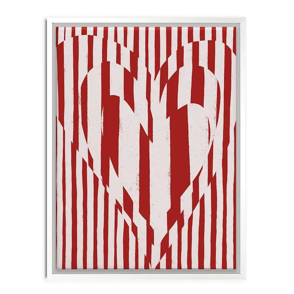 Red Hearts Canvas Print Red Hearts Canvas Print wall art product Treechild
