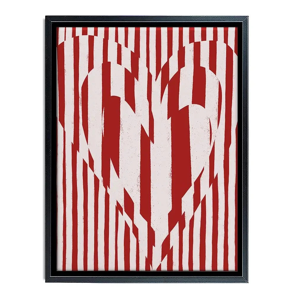 Red Hearts Canvas Print Red Hearts Canvas Print wall art product Treechild