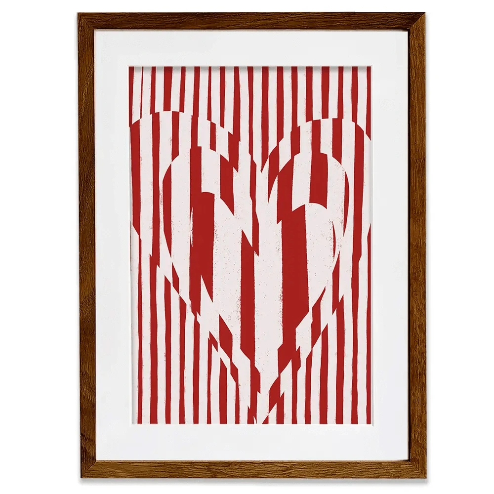 Red Hearts Framed Art Print Red Hearts Framed Art Print wall art product Treechild