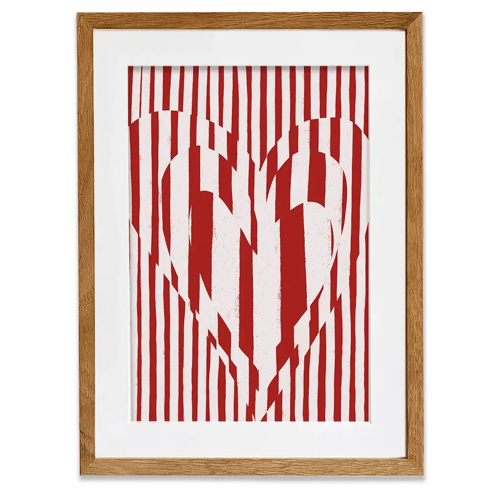 Red Hearts Framed Art Print Red Hearts Framed Art Print wall art product Treechild