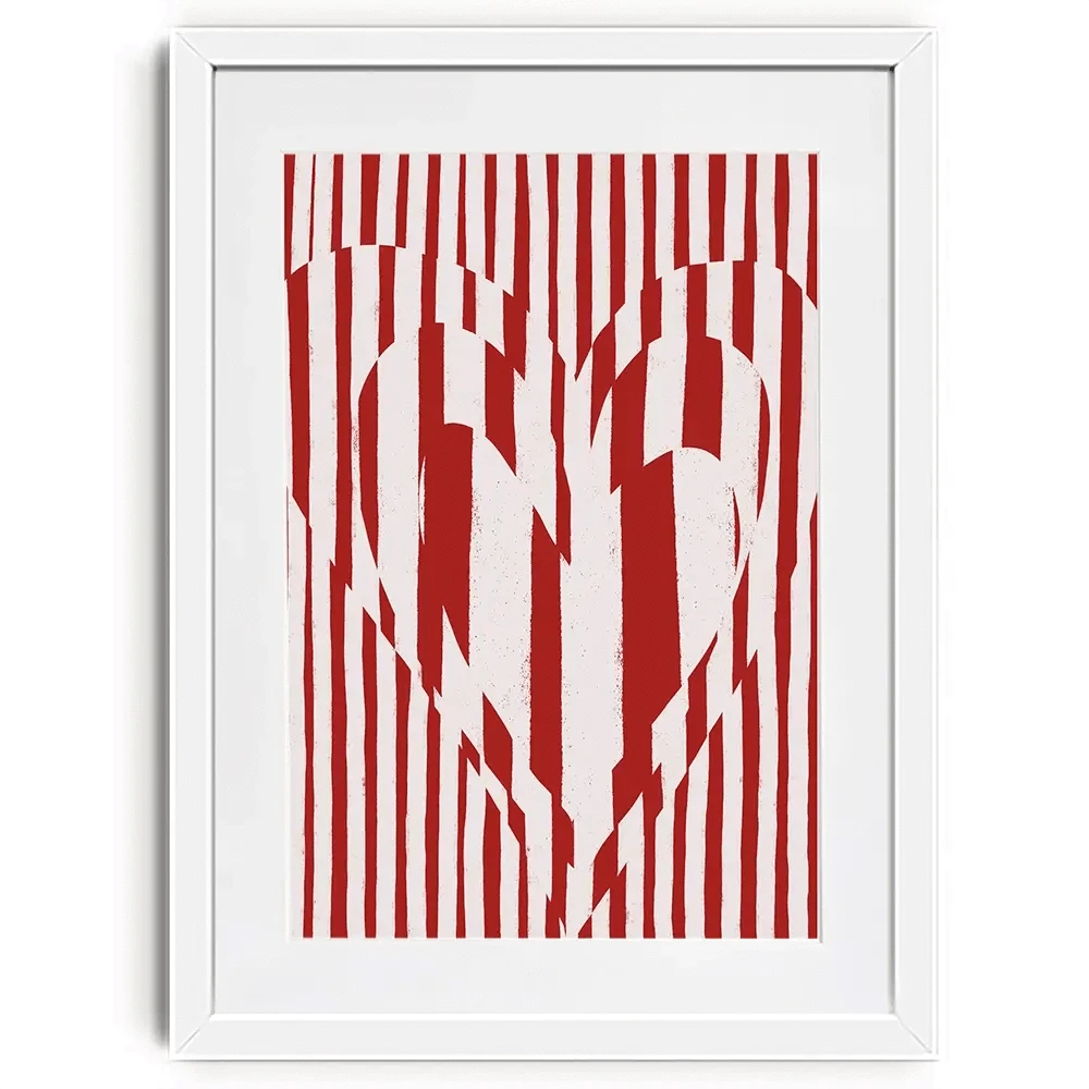 Red Hearts Framed Art Print Red Hearts Framed Art Print wall art product Treechild