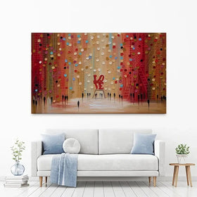 Red Love Canvas Print Red Love Canvas Print wall art product Ekaterina Ermilkina