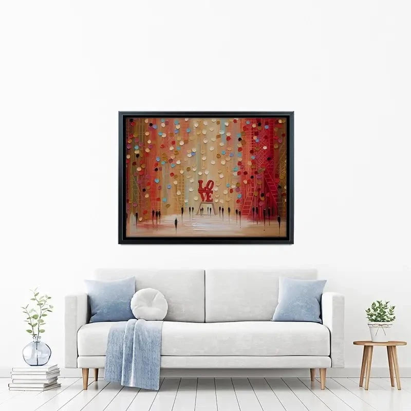Red Love Canvas Print Red Love Canvas Print wall art product Ekaterina Ermilkina