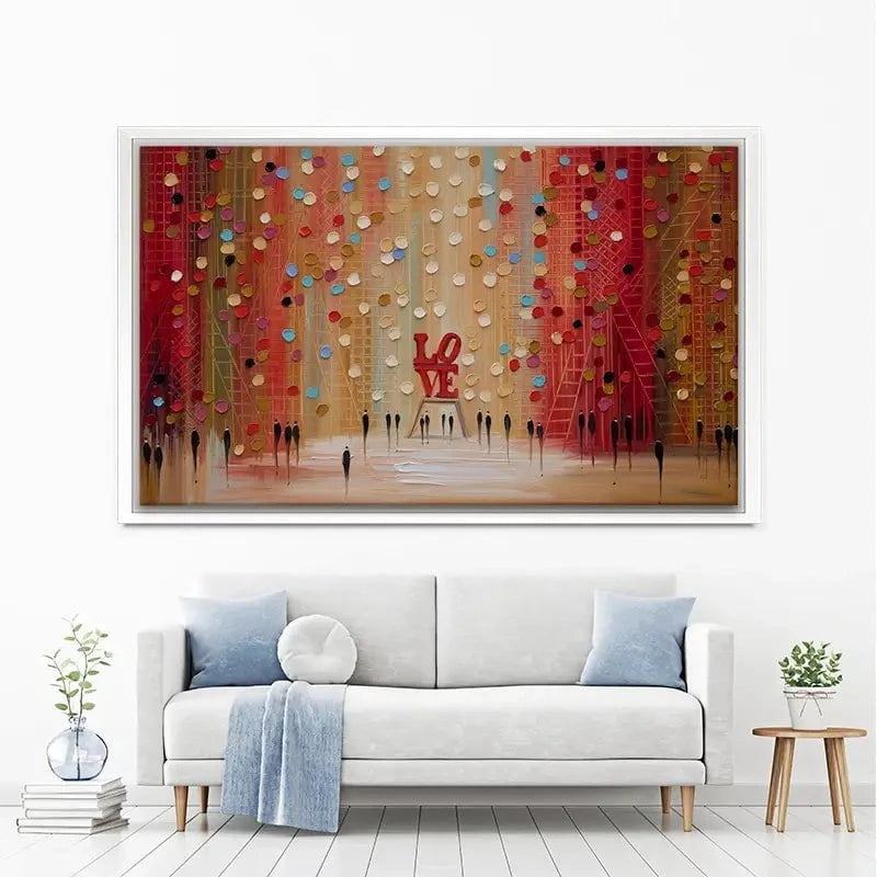 Red Love Canvas Print Red Love Canvas Print wall art product Ekaterina Ermilkina