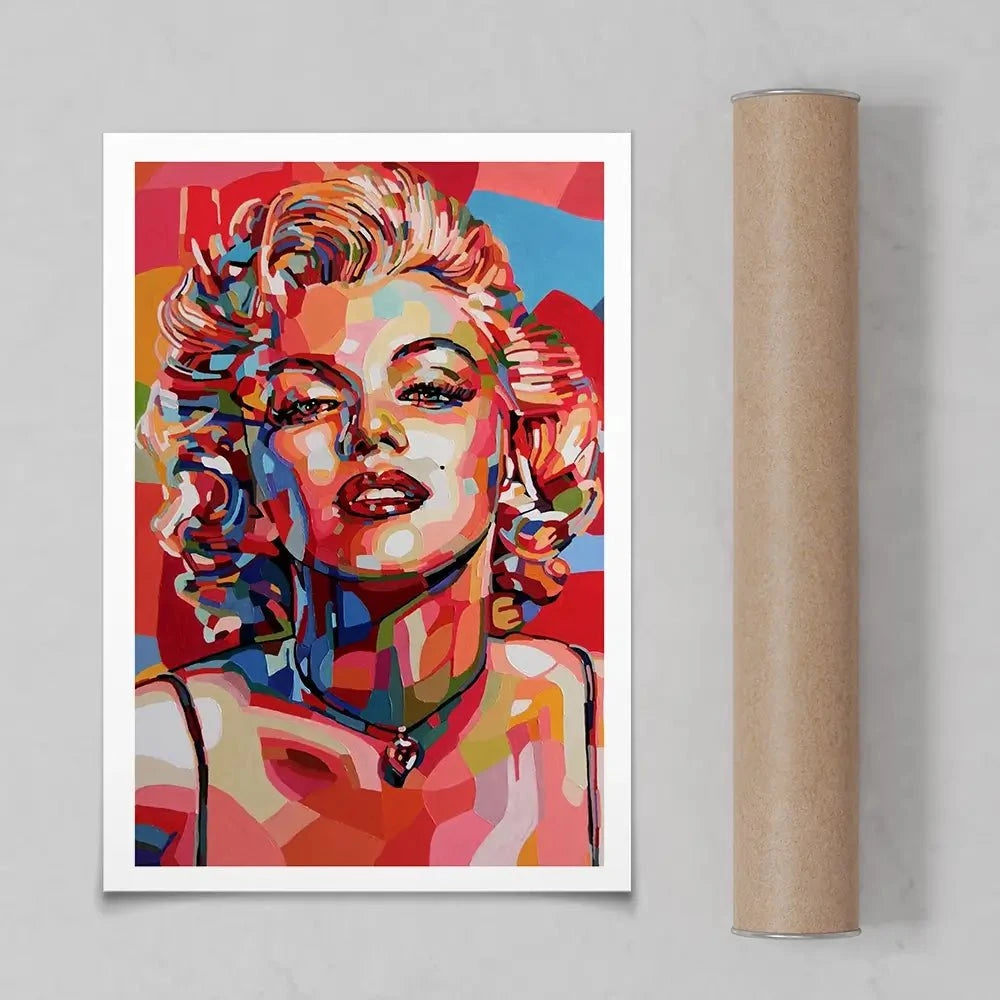 Red Marilyn Art Print Red Marilyn Art Print wall art product Art Print Shop