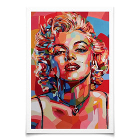 Red Marilyn Art Print Red Marilyn Art Print wall art product Art Print Shop