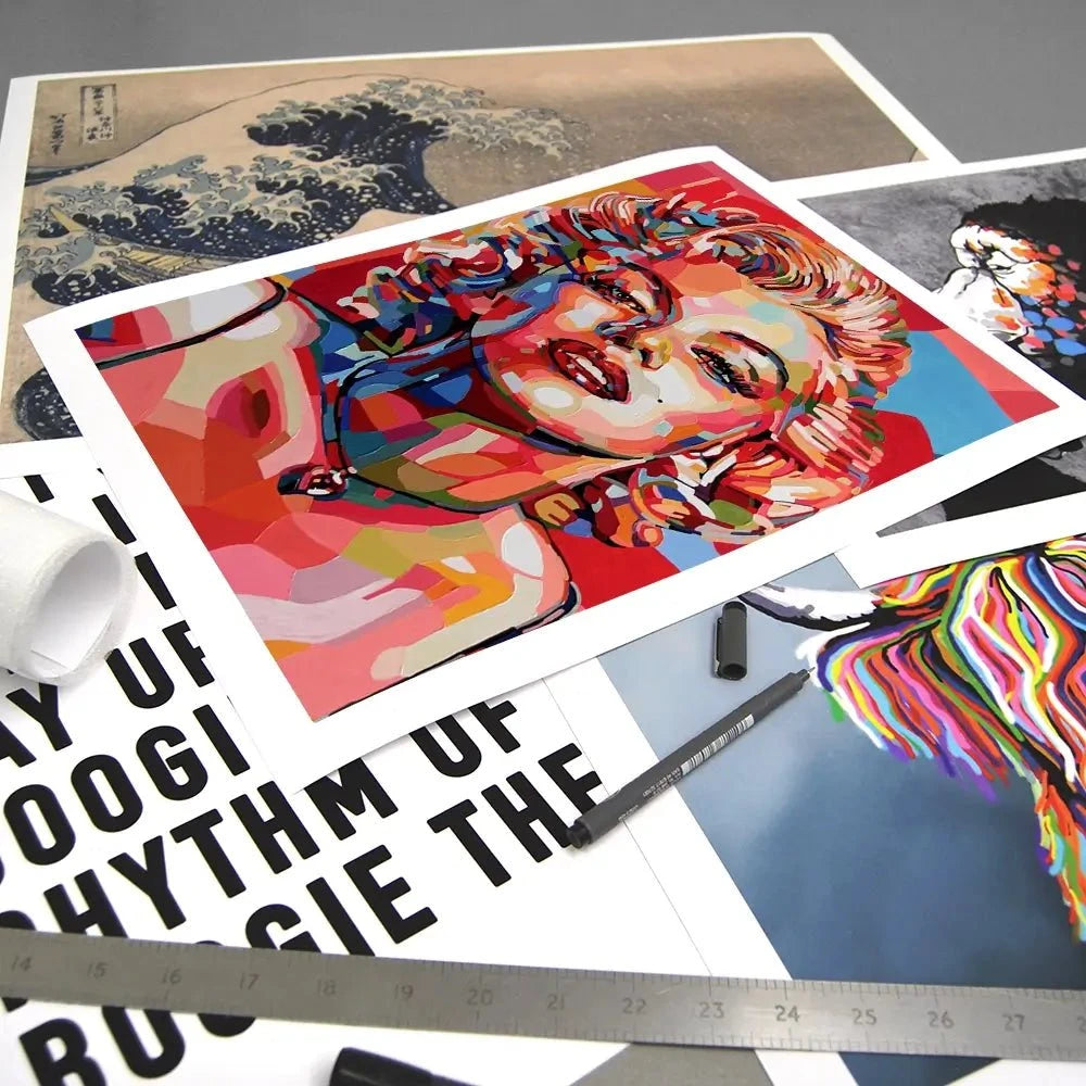 Red Marilyn Art Print Red Marilyn Art Print wall art product Art Print Shop