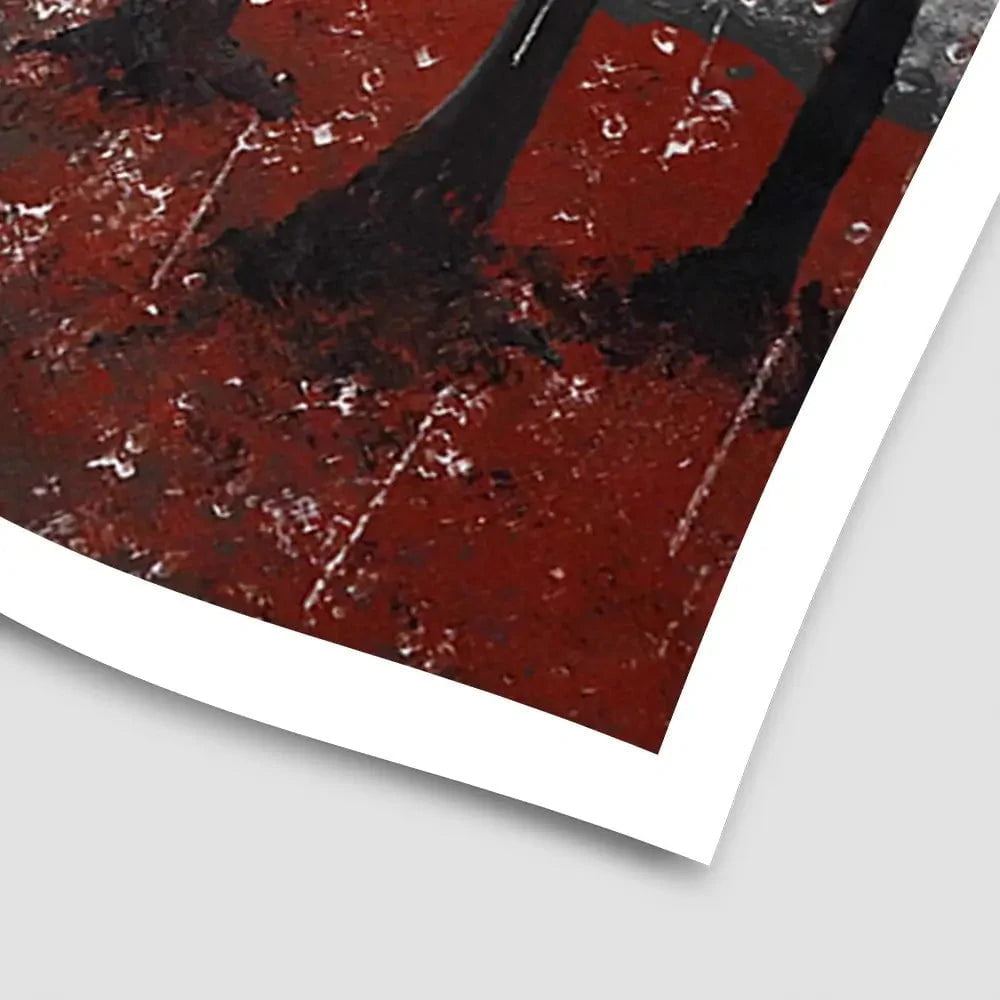 Red Rainy Day Art Print Red Rainy Day Art Print wall art product Tanya Stone / Shutterstock