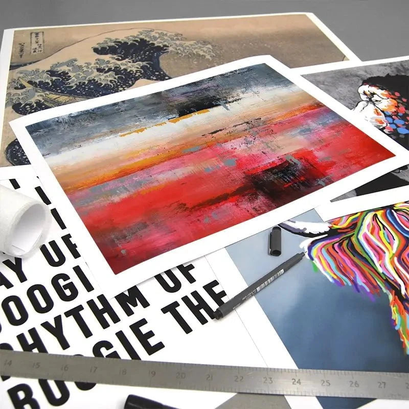 Red Reflection Art Print Red Reflection Art Print wall art product Studio Paint-Ing