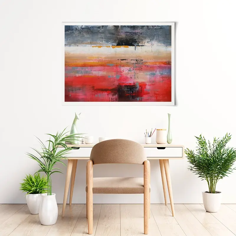 Red Reflection Art Print Red Reflection Art Print wall art product Studio Paint-Ing