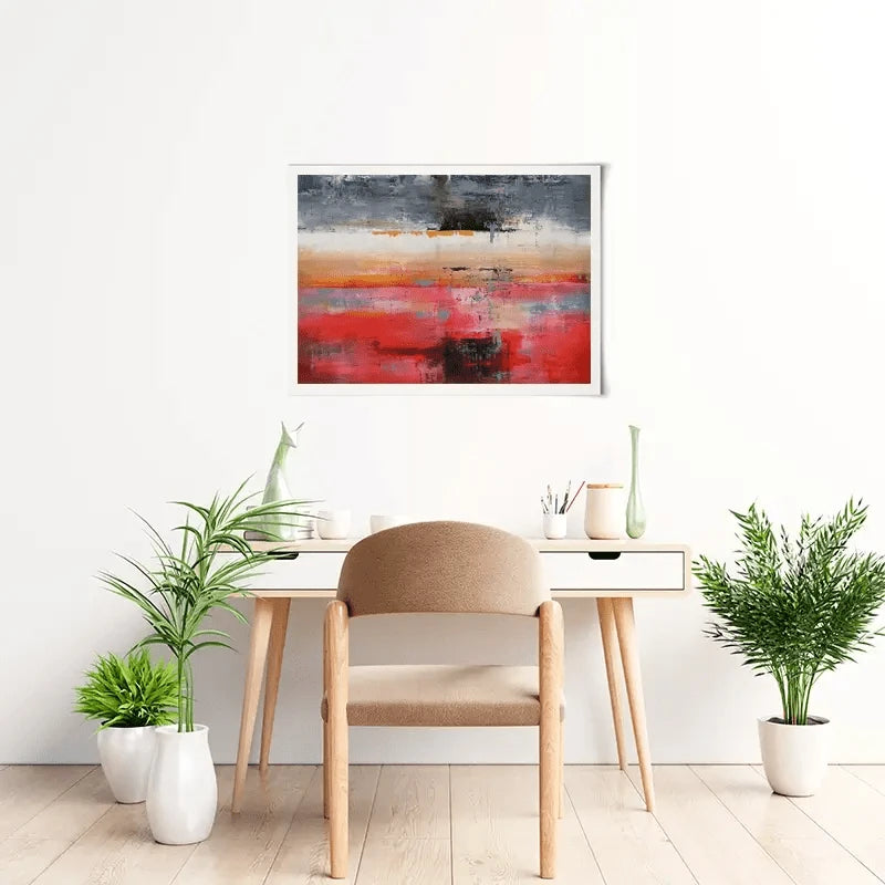 Red Reflection Art Print Red Reflection Art Print wall art product Studio Paint-Ing
