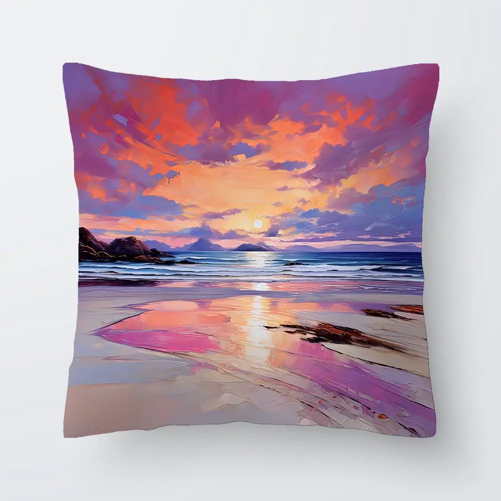 Red Sky Over Raasay Cushion Red Sky Over Raasay Cushion wall art product David Alexander Elder