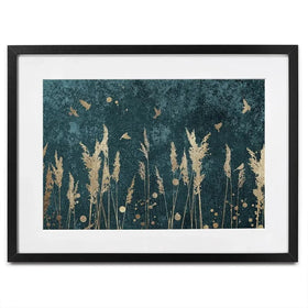Reeds And Birds Framed Art Print Reeds And Birds Framed Art Print wall art product Svarti / Shutterstock