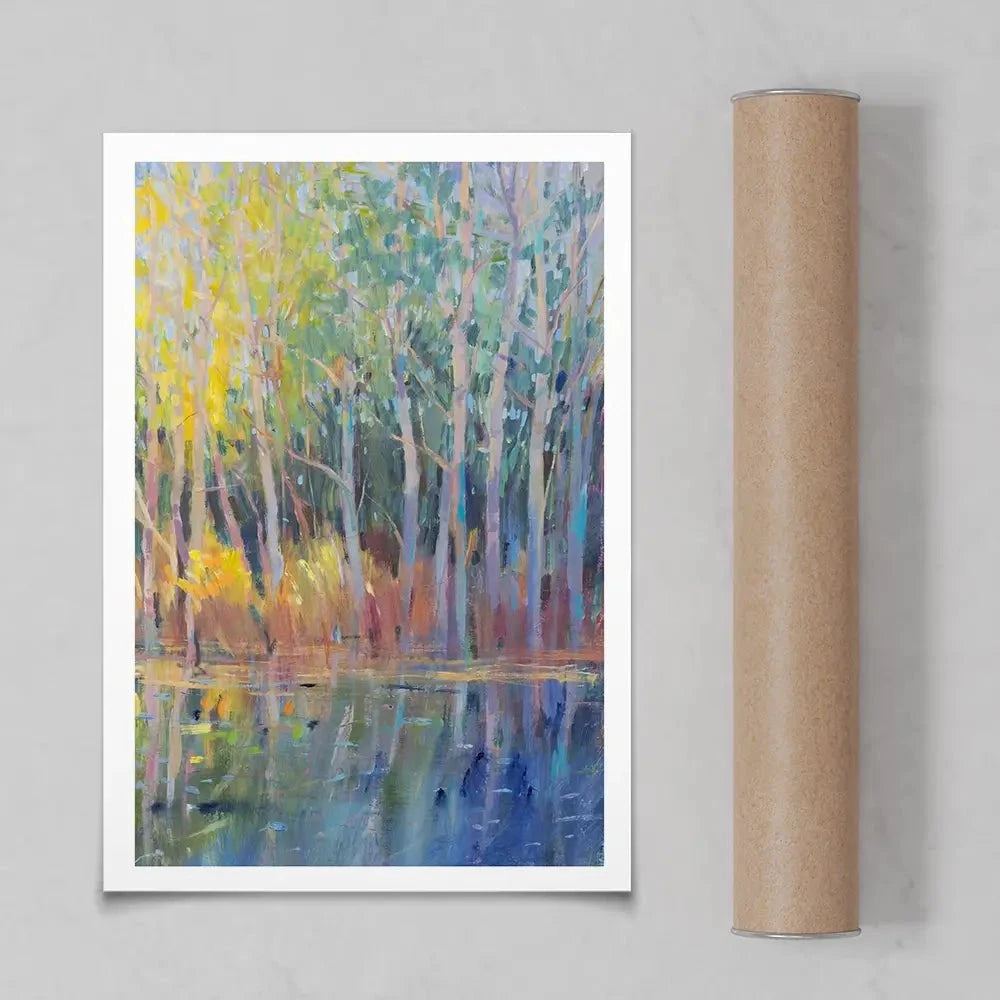 Reflected Trees Art Print Reflected Trees Art Print wall art product Tim O'Toole