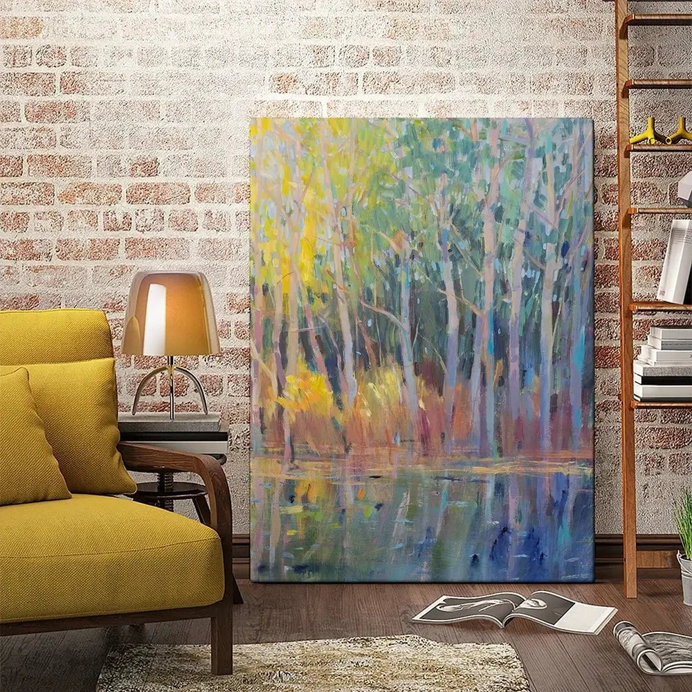 Reflected Trees Canvas Print Reflected Trees Canvas Print wall art product Tim O'Toole