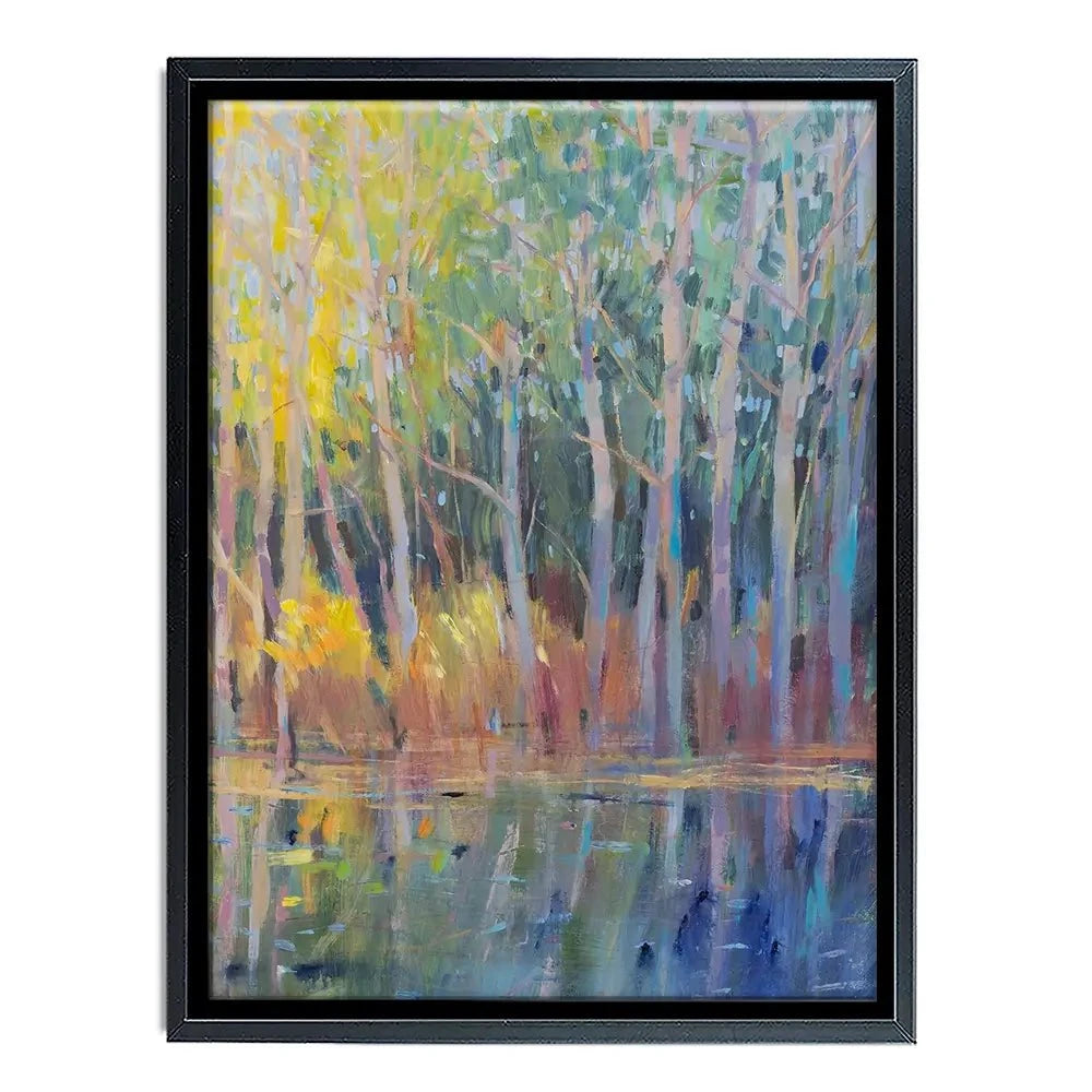 Reflected Trees Canvas Print Reflected Trees Canvas Print wall art product Tim O'Toole