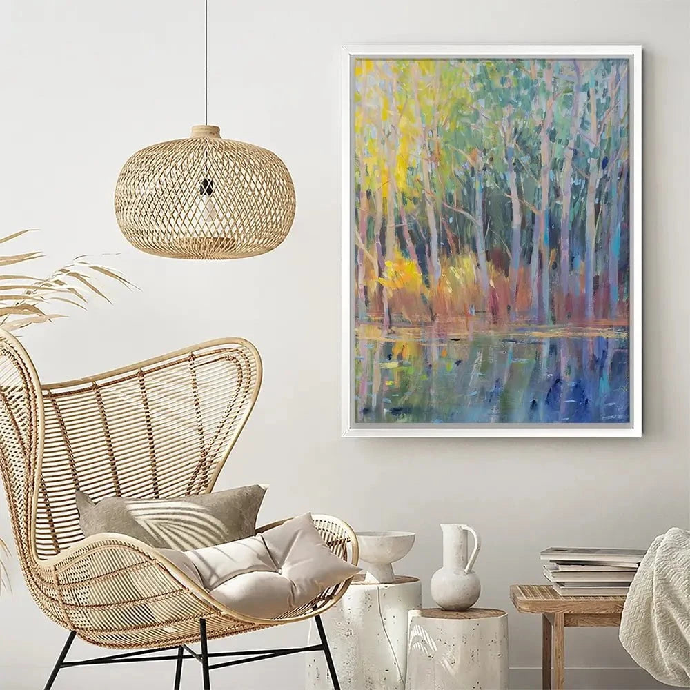 Reflected Trees Canvas Print Reflected Trees Canvas Print wall art product Tim O'Toole