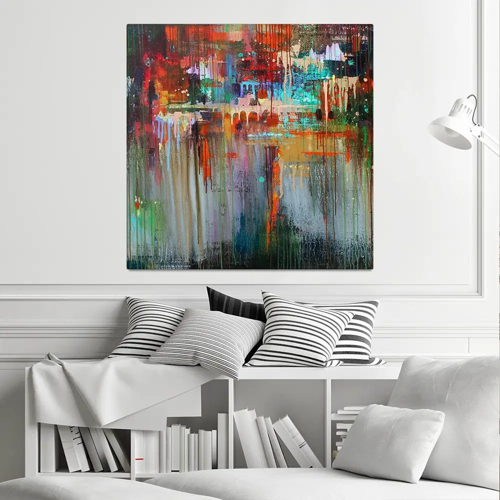 Reflection Nova 1 Square Canvas Print Reflection Nova 1 Square Canvas Print wall art product Studio Paint-Ing