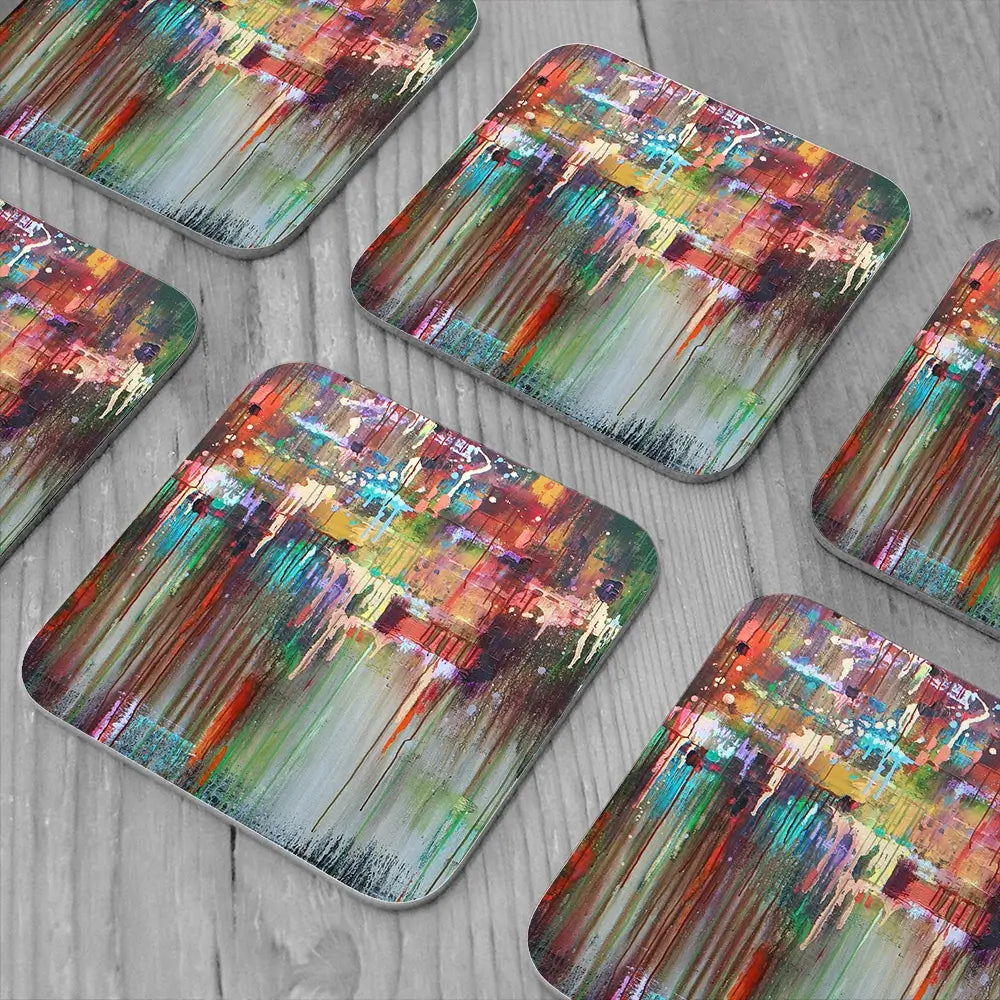 Reflection Nova 2 Coaster Set Reflection Nova 2 Coaster Set wall art product Studio Paint-Ing