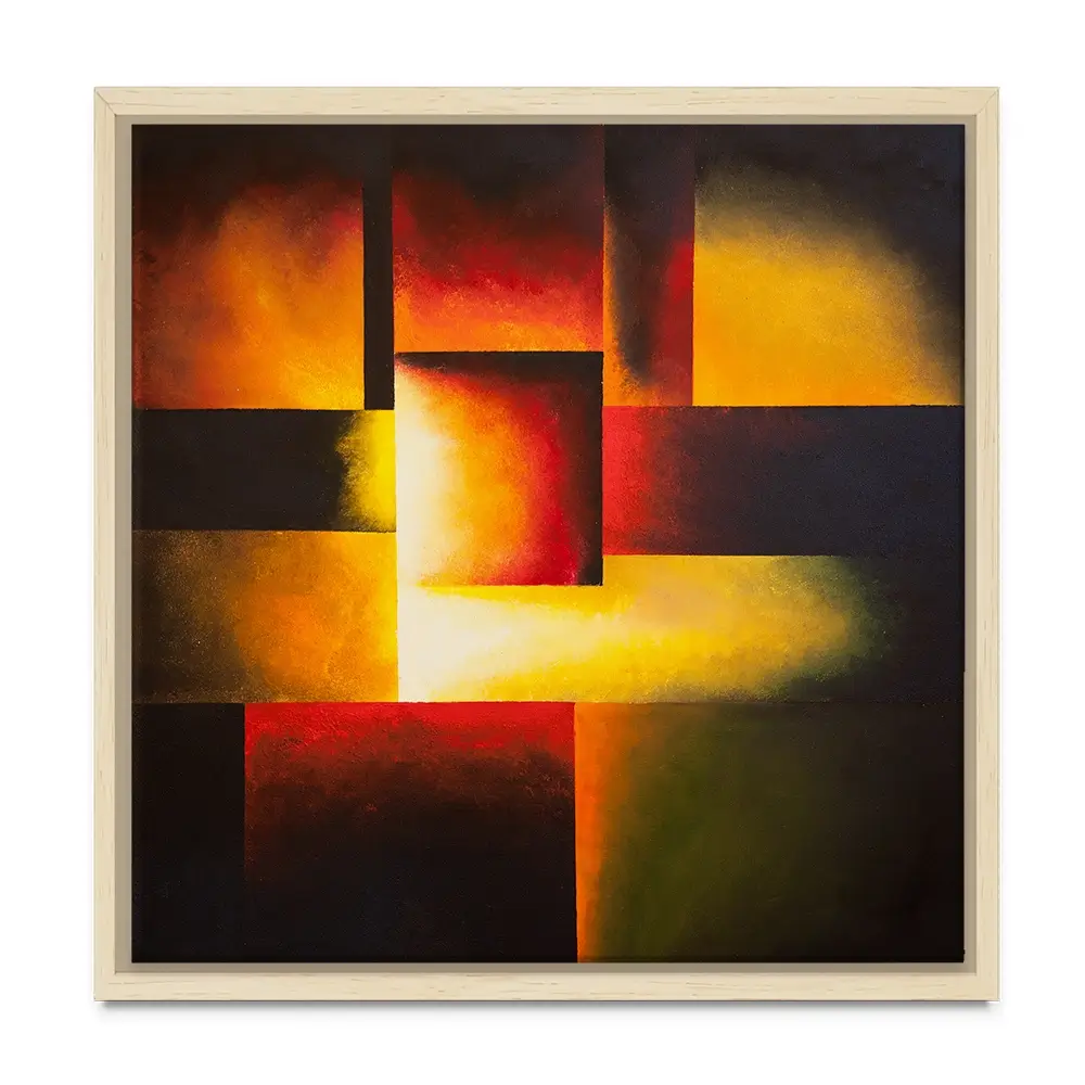 Restless Earth Square Canvas Print Restless Earth Square Canvas Print wall art product Osnat Tzadok