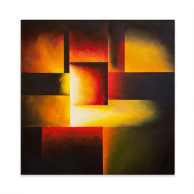 Restless Earth Square Canvas Print Restless Earth Square Canvas Print wall art product Osnat Tzadok