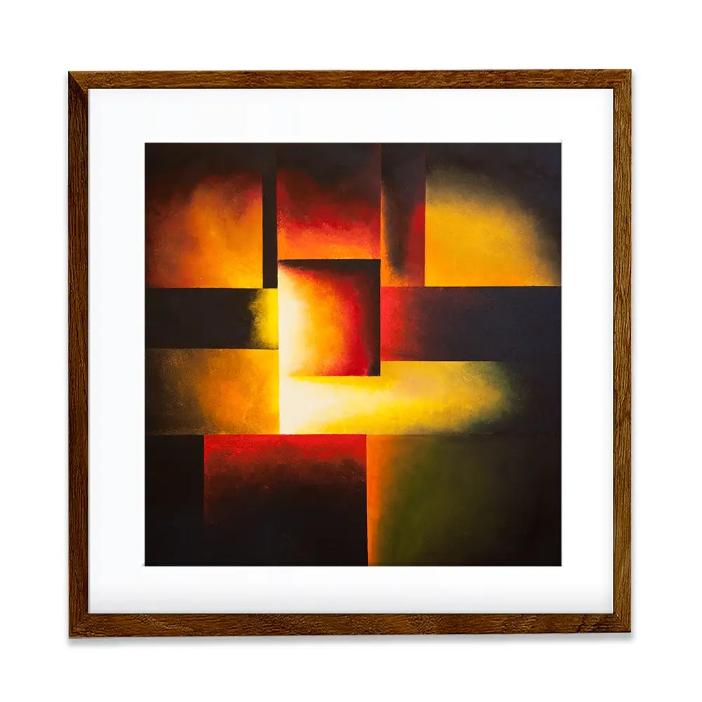 Restless Earth Square Framed Art Print Restless Earth Square Framed Art Print wall art product Osnat Tzadok