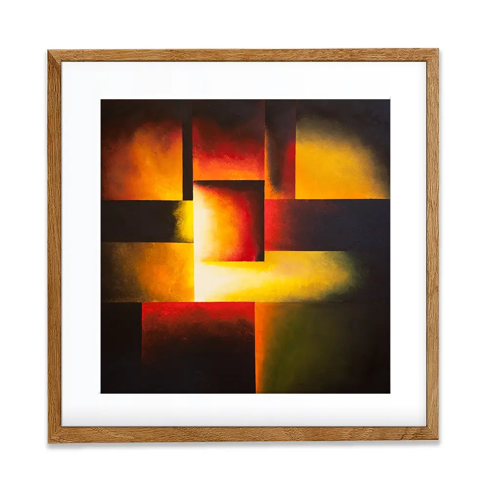 Restless Earth Square Framed Art Print Restless Earth Square Framed Art Print wall art product Osnat Tzadok