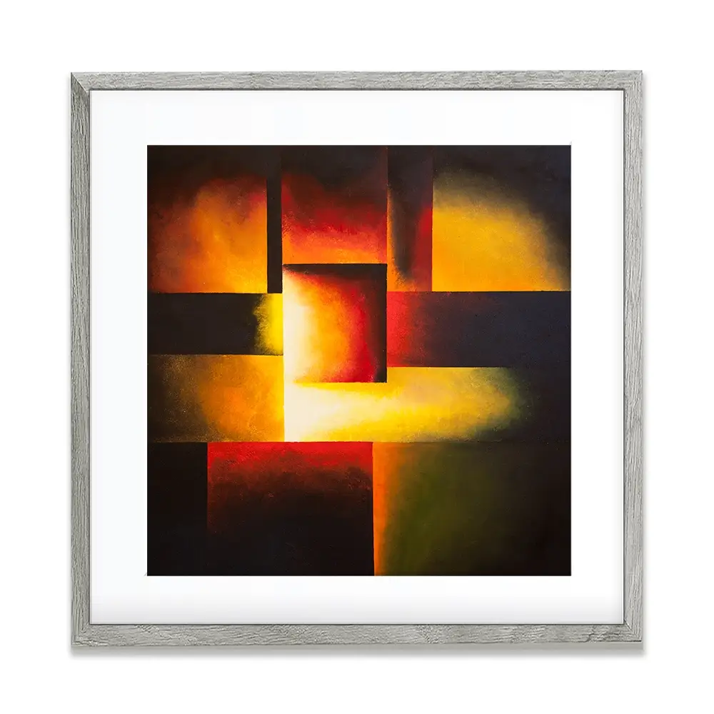 Restless Earth Square Framed Art Print Restless Earth Square Framed Art Print wall art product Osnat Tzadok