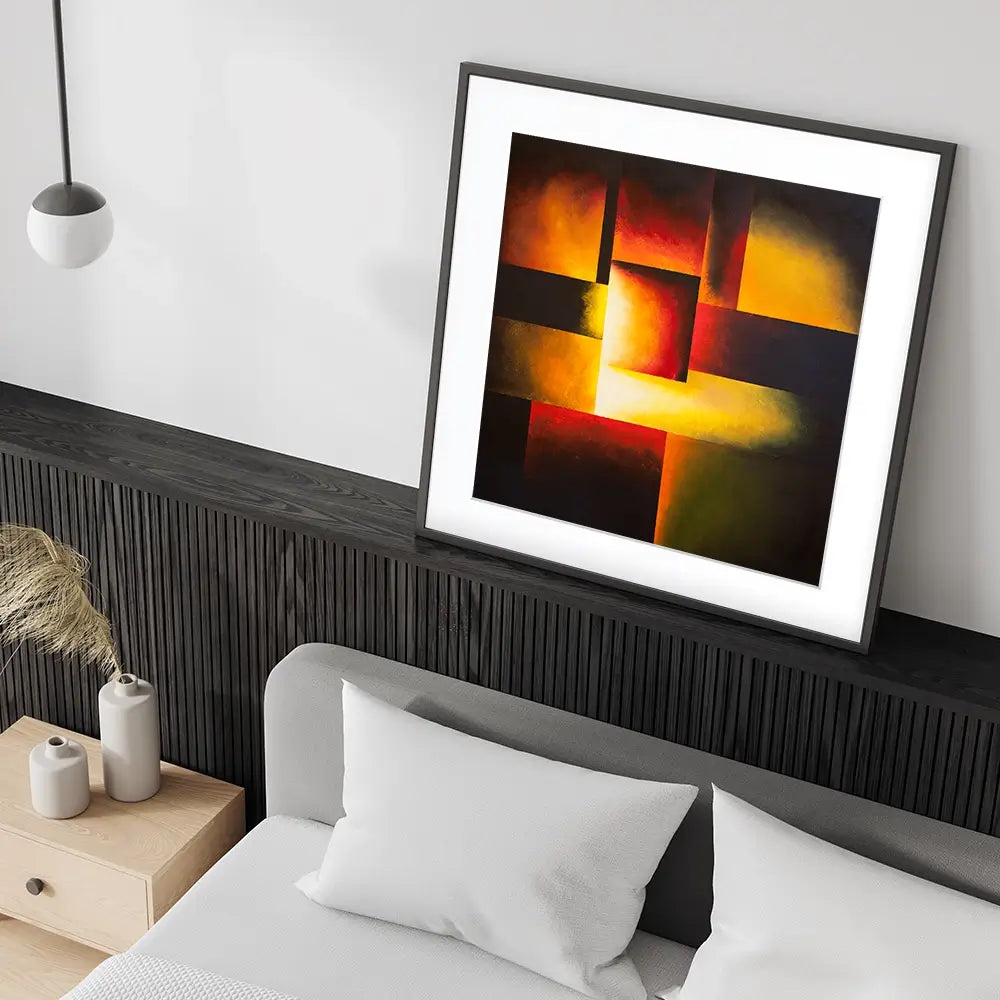 Restless Earth Square Framed Art Print Restless Earth Square Framed Art Print wall art product Osnat Tzadok