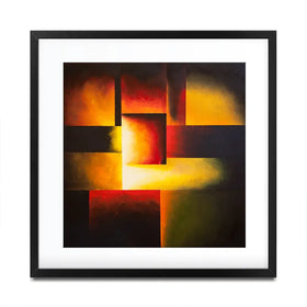 Restless Earth Square Framed Art Print Restless Earth Square Framed Art Print wall art product Osnat Tzadok