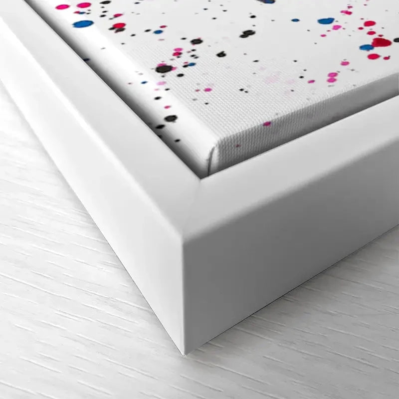 Retro Pink Telephone Box Canvas Print Retro Pink Telephone Box Canvas Print wall art product Emma LC Art