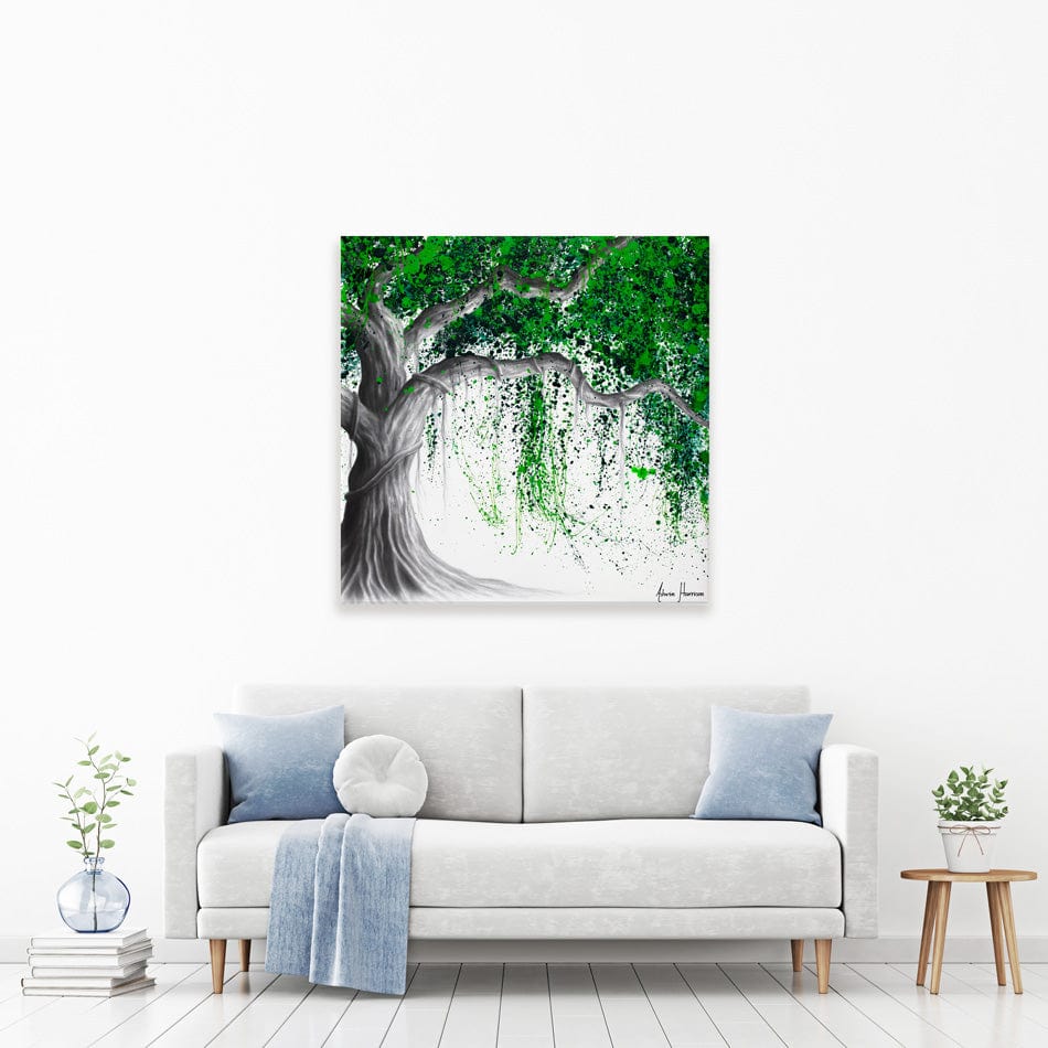 Revealing Rainforest Tree Square Canvas Print wall art product Ashvin Harrison