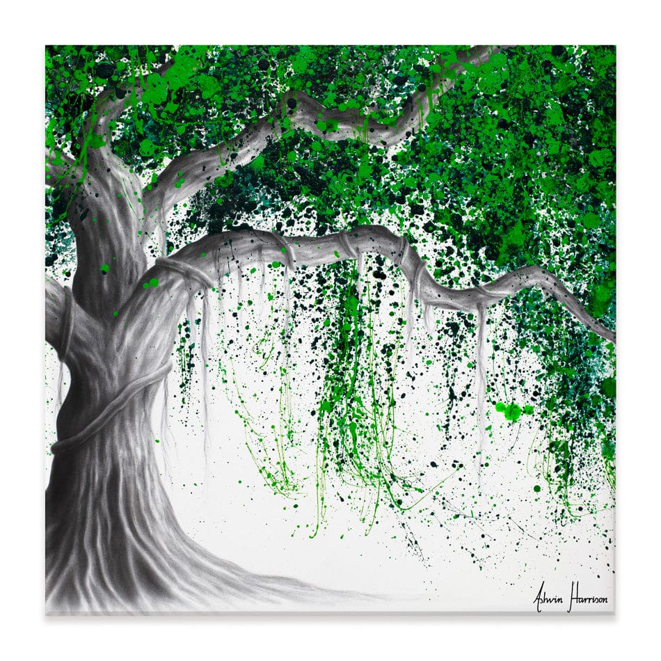 Revealing Rainforest Tree Square Canvas Print wall art product Ashvin Harrison