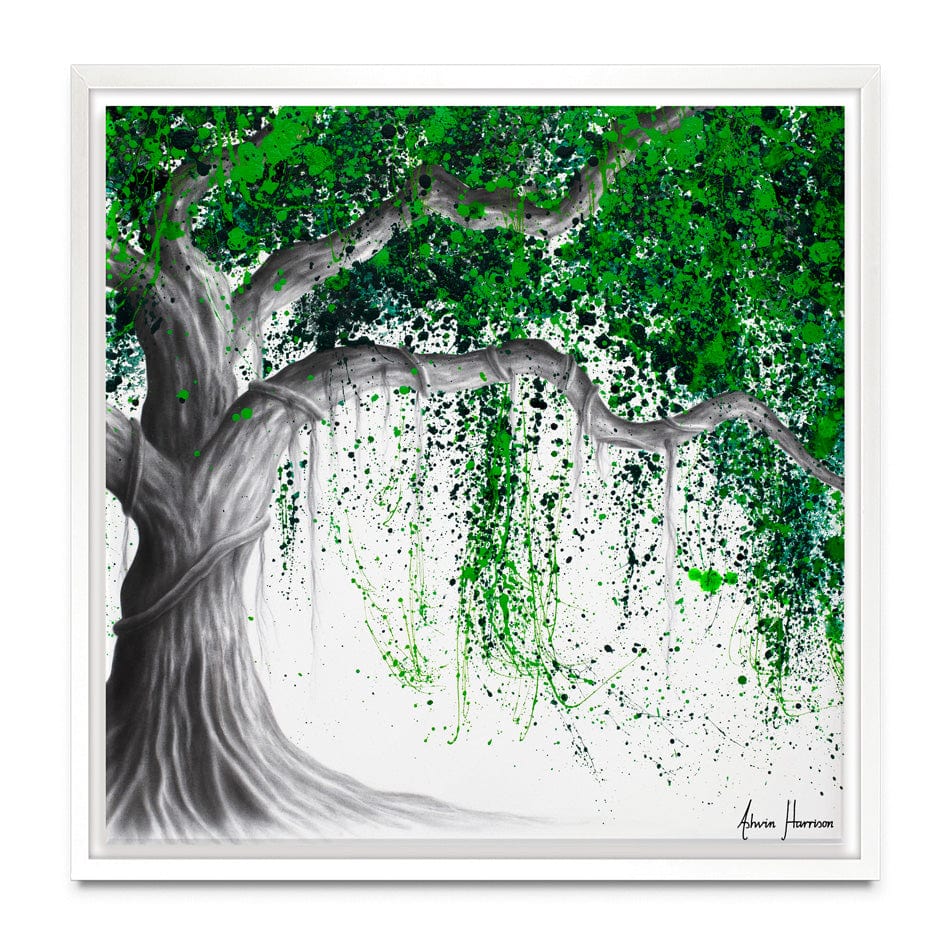 Revealing Rainforest Tree Square Canvas Print wall art product Ashvin Harrison