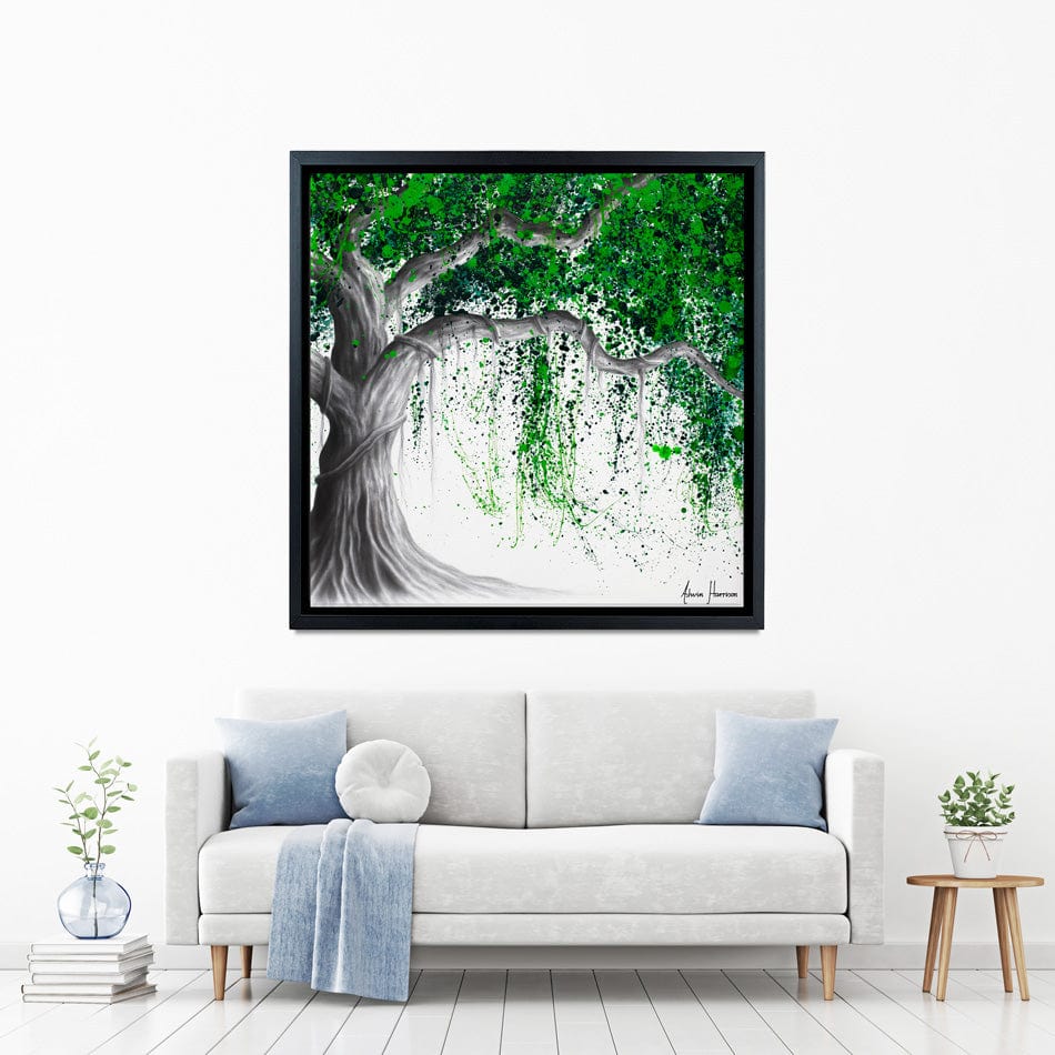 Revealing Rainforest Tree Square Canvas Print wall art product Ashvin Harrison