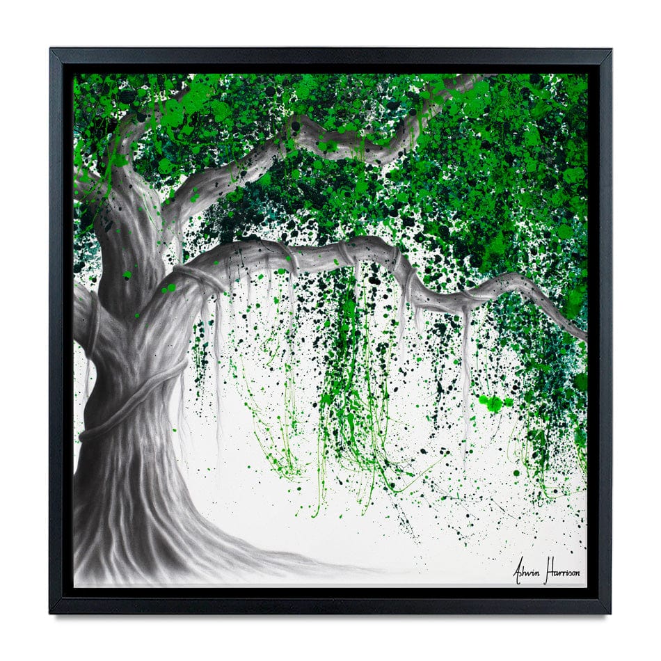 Revealing Rainforest Tree Square Canvas Print wall art product Ashvin Harrison