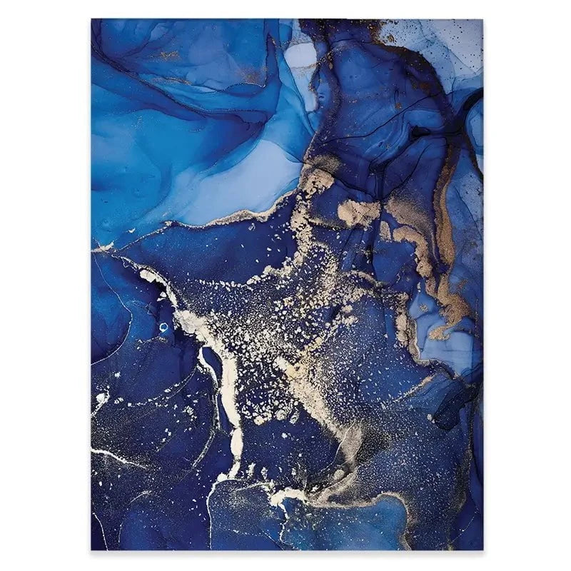 Rich Blue Marble Canvas Print Rich Blue Marble Canvas Print wall art product djero.adlibeshe yahoo.com / Shutterstock