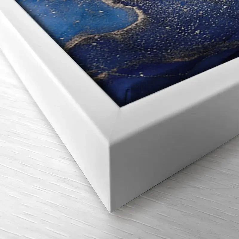 Rich Blue Marble Canvas Print Rich Blue Marble Canvas Print wall art product djero.adlibeshe yahoo.com / Shutterstock