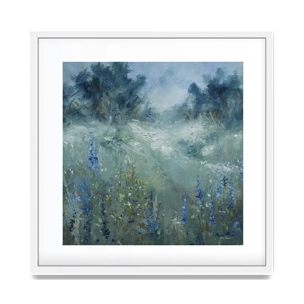 Rising Flowery Meadow Square Framed Art Print Rising Flowery Meadow Square Framed Art Print wall art product Carol Robinson
