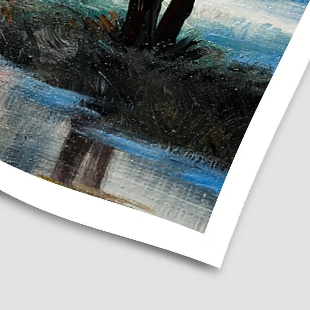 River In The Evening Sun Art Print River In The Evening Sun Art Print wall art product Fresh Stock / Shutterstock